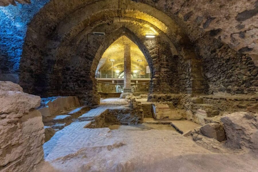 Benedictine Monastery of Catania - English Guided Tour - Libraries on lava: the 16th-century cellar and the UNICT humanities link