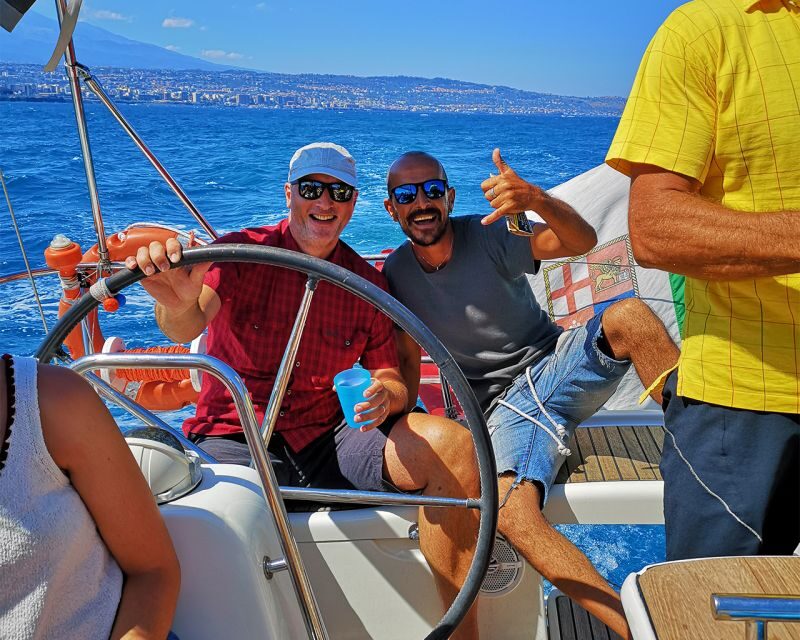 Catania: Coastline Sailing Trip with Aperitif and Prosecco - Crew Vibe: Professional Skippers and Friendly Host Support