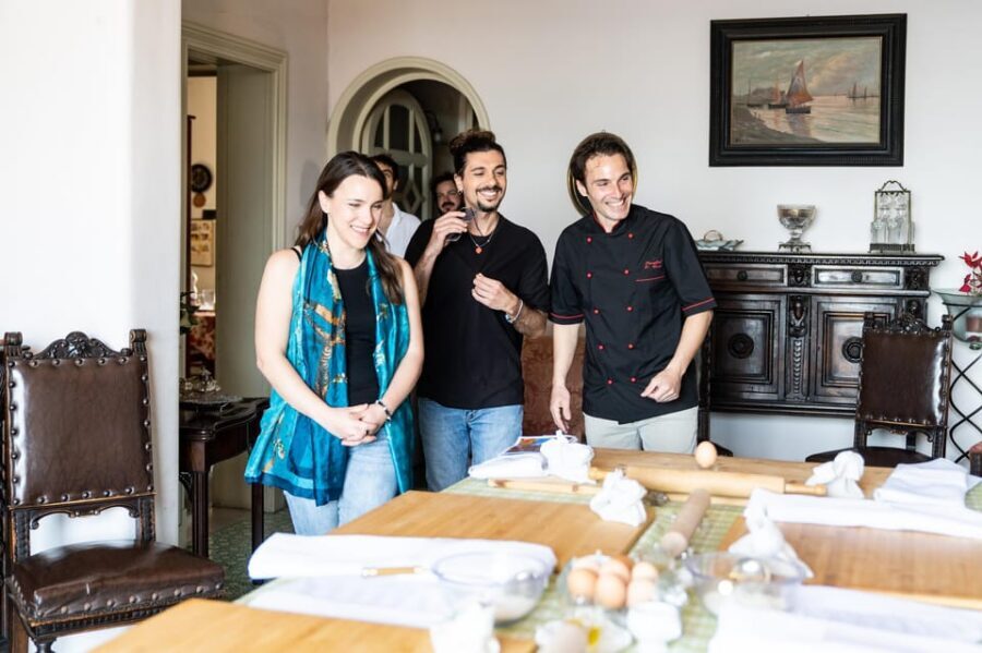 Catania: Cooking class set in a sea front historic villa - Cavateddi alla Norma: learning the dish, not just the shape