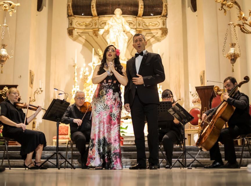 Catania: Opera Concert - Tribute to Vincenzo Bellini - What the 1.5 hours actually looks like