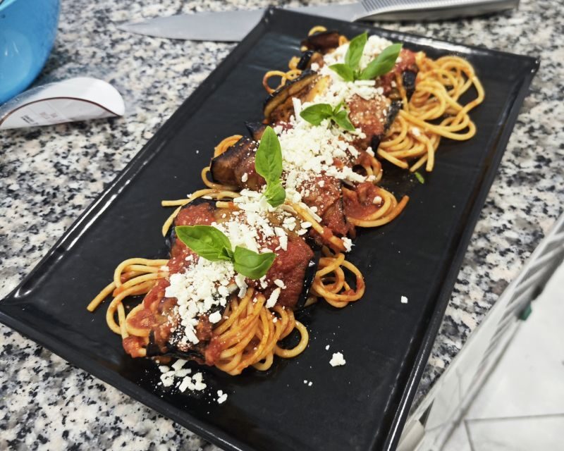 Cooking Class with lunch or dinner - The Menu You’ll Cook: Bruschetta, Caponata or Parmigiana, Pasta, Cannolo