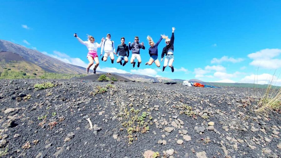 Etna excursion from Taormina and surroundings - Hotel pickup by jeep or minivan: the morning plan