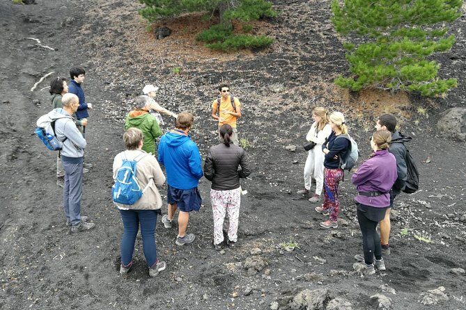 Etna, Wine and Alcantara Tour - From Taormina - Mount Etna Hike at Monti Sartorius: Lava Fields, Craters, and a Cave With a Head Torch