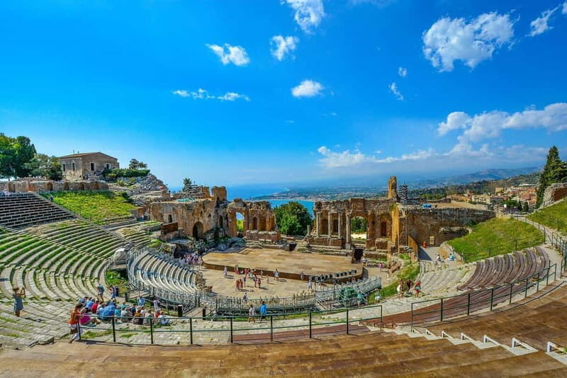 From Catania: Taormina, Isola bella & Castelmola tour - Inside the van: pace, group size, and comfort