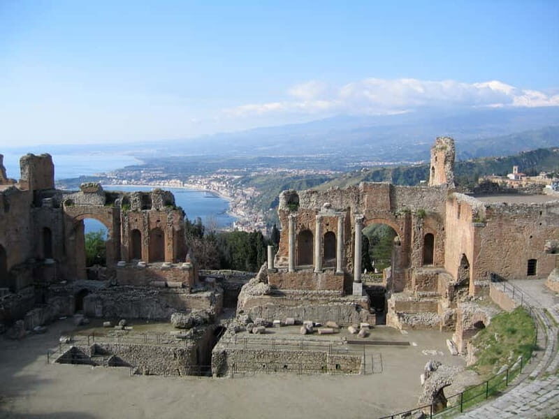 From Catania: Taormina, Savoca, & Castelmola Tour w/ Lunch - Castelmola: Sant’Antonio Square, Stairs, and the Etna-Sea View