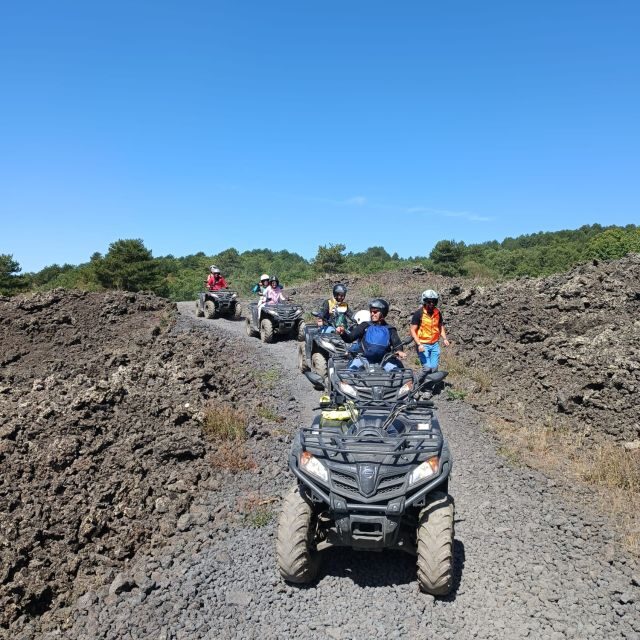 Mount Etna: Off-Road ATV Tour - Black volcanic sand and lava textures: what the 1.5 hours is like