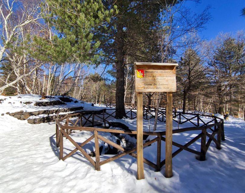 Sicily: Etna and Alcantara Gorges Full-Day Tour with Lunch - Grotta dei Ladroni: Helmeted Cave Time and the 1776 Snow Story
