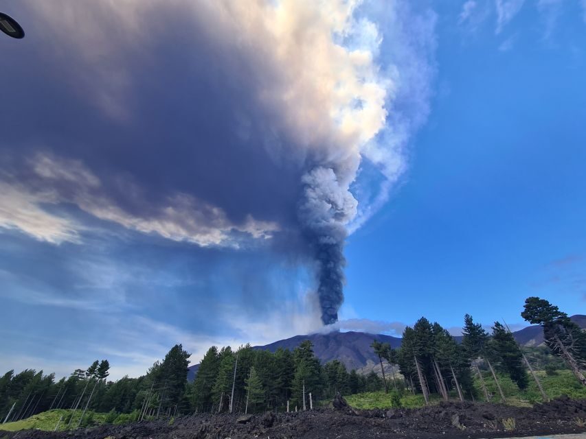 Sicily: Mount Etna 4x4 Jeep Tour with Lava Caves & Forests - Piano Provenzana: espresso, eruption “theater,” and the Le Betulle ruins